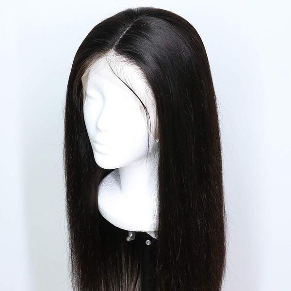 Bone Straight Double Drawn Custom Wigs with mini closures